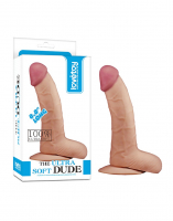 Dildo w. Suction Cup Ultra Soft Dude Thick Realistic 8.8-Inch