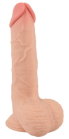 Dildo Sliding Skin 7-Inch skin-colored TPE bendable & soft with movable Skin & Suction-Cup by NATURE SKIN buy