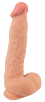 Dildo Sliding Skin 9.5-Inch skin-colored TPE bendable & soft with movable Skin & Suction-Cup by NATURE SKIN buy