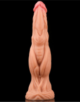 Dildo strong Veins Dual Layer 9.5-Inch Silicone skin