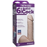 Godemiché Vac-U-Lock Realistic Cock 6 pouces peau