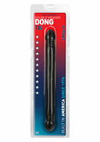Double-Dildo 18 Inch smooth double Header Dong black