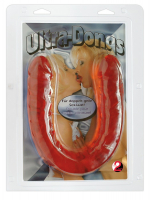 Doppel-Dildo Jelly Ultra Dongs rot