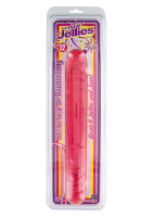Double-Dildo Crystal Jellies Double Dong 12 Inch pink