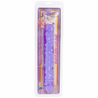 Double godemiché Crystal Jellies Double Dong 12 Inch violet