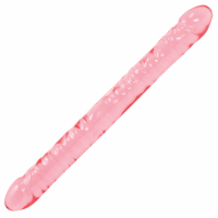 Double-Dildo Crystal Jellies Double Dong 18 Inch pink