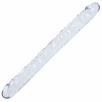Double-Dildo Crystal Jellies Double Dong 18 Inch transparent