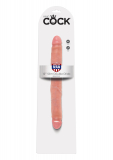 Double-Dildo King Cock 12-Inch Slim Double Dong skin