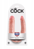 Double gode King Cock Double Trouble Large peau