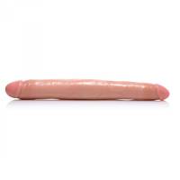 Double Dildo Realistic 17.5 Inch Dong PVC skin