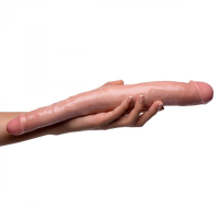Double-Dong Sex-Flesh Realistic 13 Inch PVC