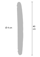 Doppeldildo ToyJoy Foreskin Double Dong 40cm Silikon mit beweglicher Hautoberfläche von TOYJOY günstig kaufen