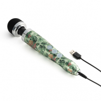 Acheter Doxy 3R vibrateur à tige rechargeable alliage daluminium et de titane décor ananas masseur à tige 4.5cm tête de massage