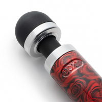 Acheter Doxy 3R vibromasseur à tige rechargeable en alliage daluminium et de titane motif de roses Tête de massage 4.5cm de DOXY