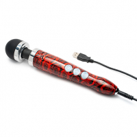 Acheter Doxy 3R vibrateur à tige rechargeable alliage daluminium-titane motif de rose puissantes vibrations profondes 4.5cm tête de massage
