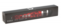 Acheter Doxy 3R vibrateur à tige rechargeable alliage daluminium et de titane motif de rose vibrations profondes extrêmes tête de massage 4.5cm
