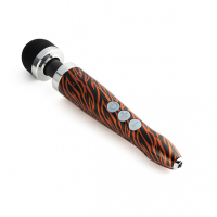 Wand Vibrator rechargeable Doxy 3R w. Tiger Pattern powerful deep Vibrations Alu-Titanium Alloy buy cheap