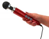 Wand Vibrator Doxy Compact Number-3 red extremely powerful deep Vibrations 4.5cm Head by DOXY buy