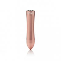 Acheter Mini-vibromasseur Doxy rechargeable en aluminium rose-or 12cm petit paquet de force 7 modes de vibration étanche de DOXY