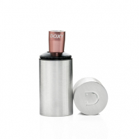 Acheter le mini-vibromasseur Doxy rechargeable en aluminium rose-or petit concentré de puissance 7 modes de vibration silencieux de DOXY