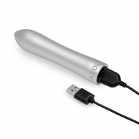 Doxy Bullet Mini-Vibrator rechargeable Aluminium silver 7 Vibration-Modes waterproof from DOXY buy cheap