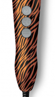 Wand Vibrator Doxy Die-Cast Massager w. Tiger Pattern Wand-Massager 6cm Head Alu-Titanium by DOXY buy