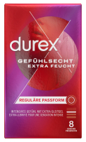Durex Gefühlsecht extra-wet Condoms 8 Pc. Pack