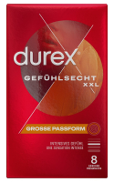 Durex Gefühlsecht extra large XXL-Condoms 8 Pc. Pack