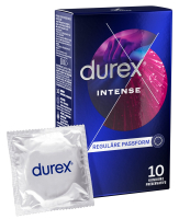 Preservativi Durex Intense Orgasmic a costine confezione da 10 pezzi