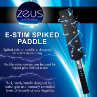 E-Stim Spanking Paddle w. Spikes rechargeable