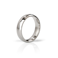 Stainless Steel Cockring round Mystim Earl polished 55mm