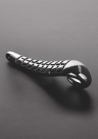 Stainless Steel Dildo ribbed Devils Tongue
