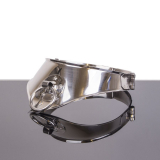 Collier en acier inoxydable avec anneau verrouillable 34cm