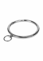 Stainless Steel Collar w. Ring Cathedral M