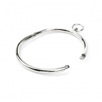 Stainless Steel Collar w. Ring Cathedral M