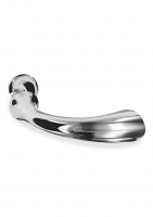 Ribbed Pleasure Wand Stainless Steel