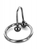 Glans Ring 25mm w. Ball Sperm Stopper Stainless Steel