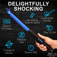 Electric Shocker Shock Rod Zapping Wand 2 Levels 0.5 Volt & 3 Volt Battery powered BDSM Shock-Stick buy