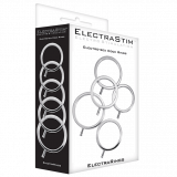 Electrosex Penis Rings 5-Pc. Set Aluminium