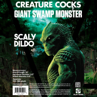 Extremely large Dildo Swamp Monster 3-Foot PVC 89cm huge Alien-Fantasy-Cock with Eyes from CREATURE COCKS buy