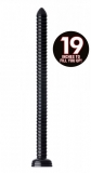 Extreme long Dildo w. ribbed Shaft 19-Inch