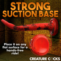 Fantasy Dildo w. Suction Base King Cobra 14-Inch extra long Anal-Hose Snake shaped from CREATURE COCKS buy