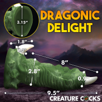 Gode fantaisie avec ventouse Dragon Claw silicone grand doigt de dragon 7.1cm de diamètre acheter à bas prix