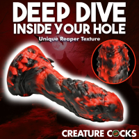 Fantasy Dildo w. Suction-Cup Reaper Silicone w. Nubs Ribs & Spikes large Special Dong from CREATURE COCKS buy