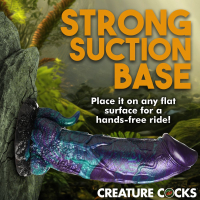 Fantasy Dildo w. Suction-Cup XL Dino-Dick Silicone Monster Penis-Dong Dual-Layer from CREATURE COCKS buy cheap