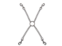 Bondage Cross w. Chains & Carabiners Hog-Tie