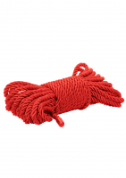 Corde de cheville coton polyester Scandal BdSM Rope rouge 10M 6.5mm
