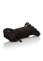 Corde de cheville coton polyester Scandal BdSM Rope noir 10M 6.5mm