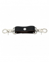 Restraint Connector w. two Snap Hooks Leather