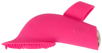 Finger-Stimulator nubbed Licking & Pulsating Silicone with up-down moving Tonge @Air-Pressure Opening 10-Speed buy